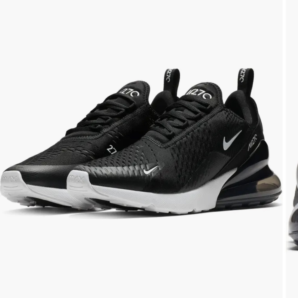 NIKE Air Max 270 Sneaker (Women) WHITE / BLACK SIZE 7 US